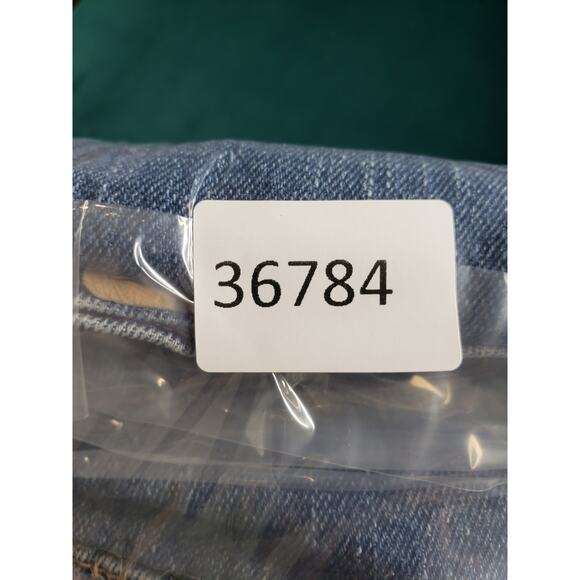 Levis 505 Jeans Size 6 Long Womens Blue Stretch Pants Denim Mid Rise Straight - Picture 13 of 13